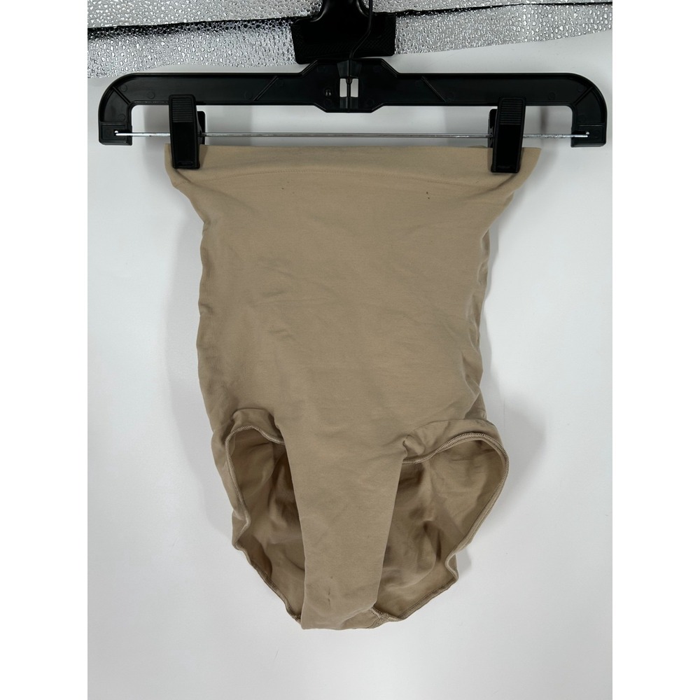 SKIMS Seamless Sculpt High Waisted Brief Womens Medium Clay Tan Tummy Control